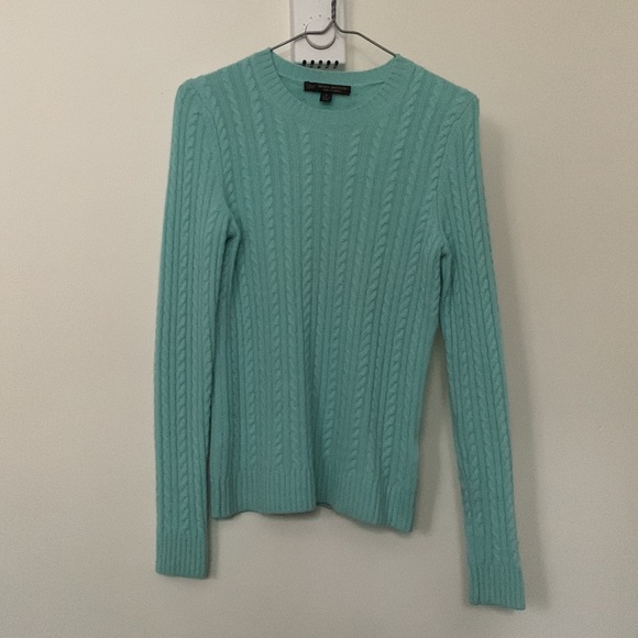 Brooks Brothers Mint “346” Pure Cashmere Sweater - Picture 3 of 4